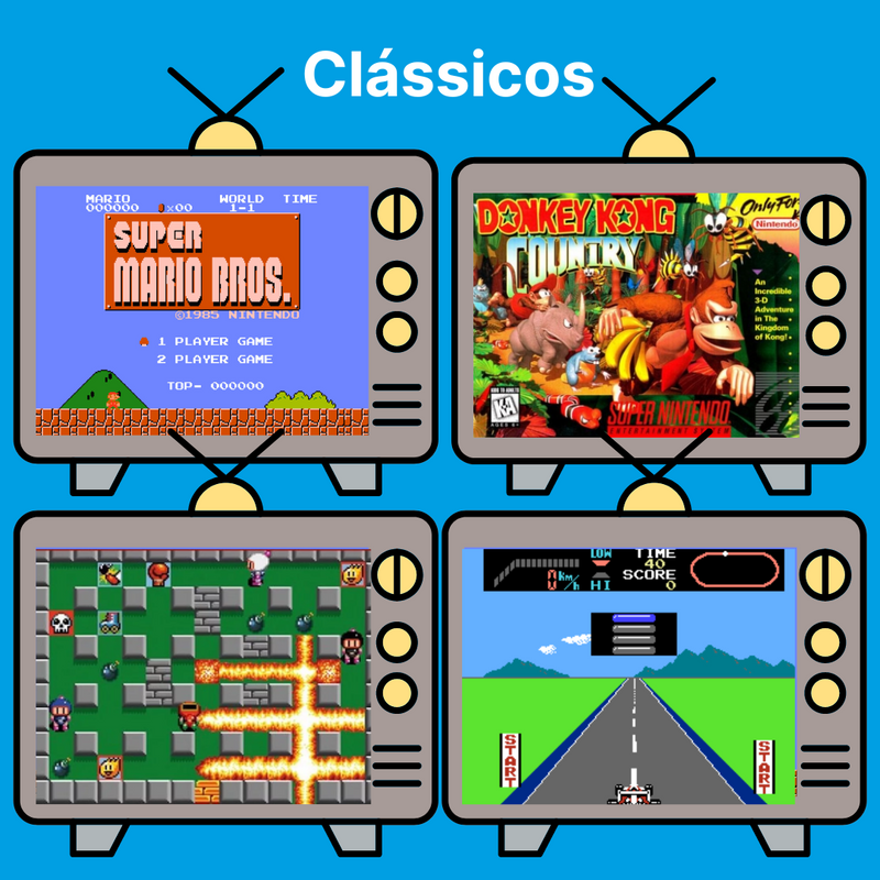 Vídeo Game Retro TV  620 jogos clássicos